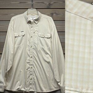 PONCHO Outdoors Santa Fe Mens XXL Plaid Long Sleeve Shirt